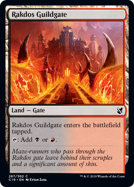 Rakdos Guildgate (Commander 2019) Light Play