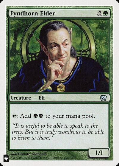 Fyndhorn Elder (The List) Near Mint