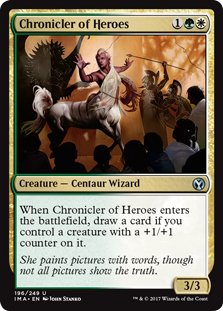 Chronicler of Heroes (Iconic Masters) Light Play Foil