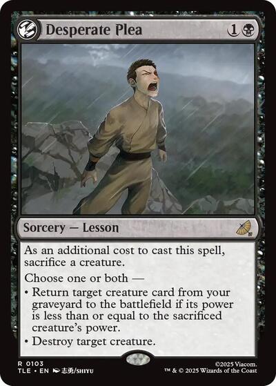Desperate Plea (Avatar: The Last Airbender: Eternal-Legal) Near Mint