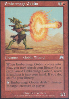 Embermage Goblin (Onslaught) Light Play