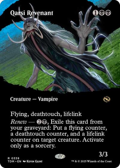 Qarsi Revenant (Borderless) (Tarkir: Dragonstorm) Near Mint