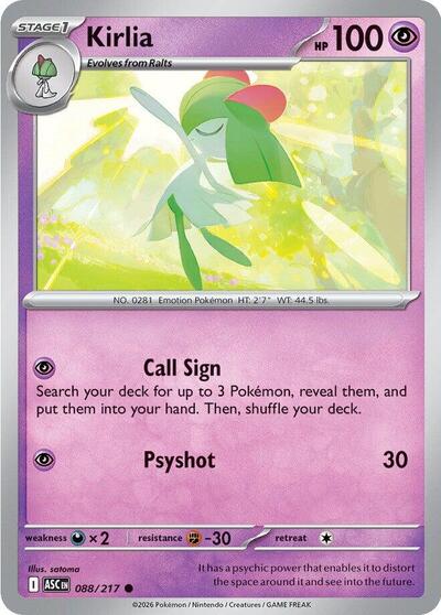 Kirlia (ME: Ascended Heroes) Near Mint