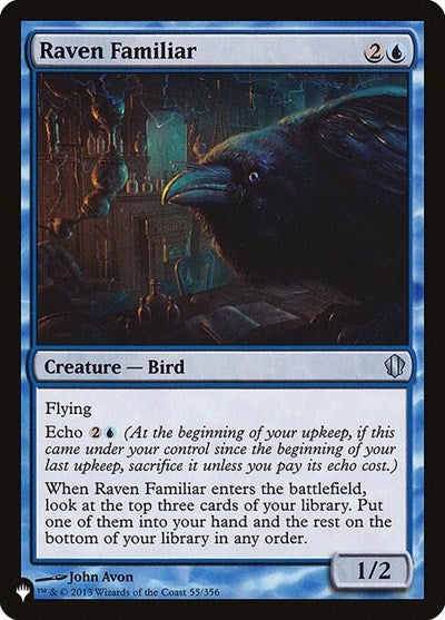 Raven Familiar (The List) Light Play