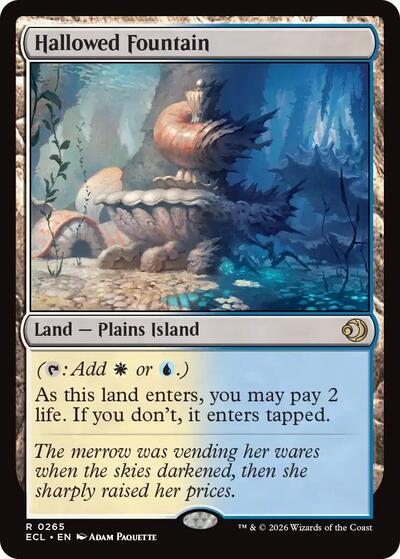 Hallowed Fountain (Lorwyn Eclipsed) Near Mint