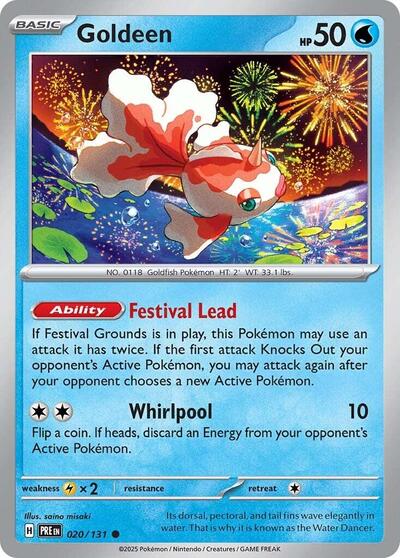 Goldeen (SV: Prismatic Evolutions) Near Mint Reverse Holofoil