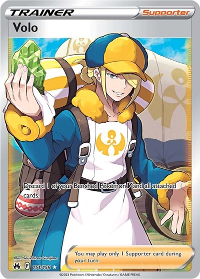 Volo (Full Art) (Crown Zenith) Near Mint Holofoil