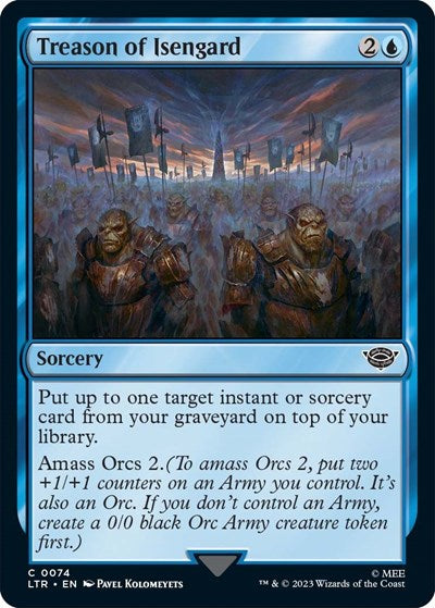 Treason of Isengard (Universes Beyond: The Lord of the Rings: Tales of Middle-earth) Near Mint Foil