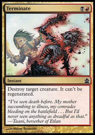 Terminate (Commander) Light Play