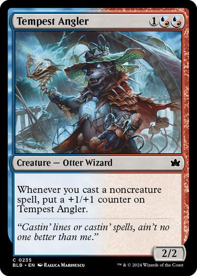 Tempest Angler (Bloomburrow) Light Play Foil
