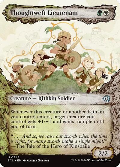 Thoughtweft Lieutenant (Showcase) (Lorwyn Eclipsed) Near Mint Foil