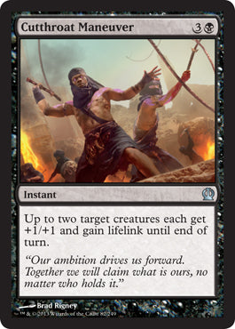 Cutthroat Maneuver (Theros) Light Play Foil
