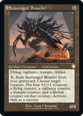 Scavenged Brawler (Commander: The Brothers' War) Light Play