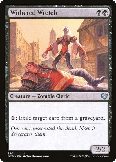 Withered Wretch (Commander 2022 Starter Decks) Light Play