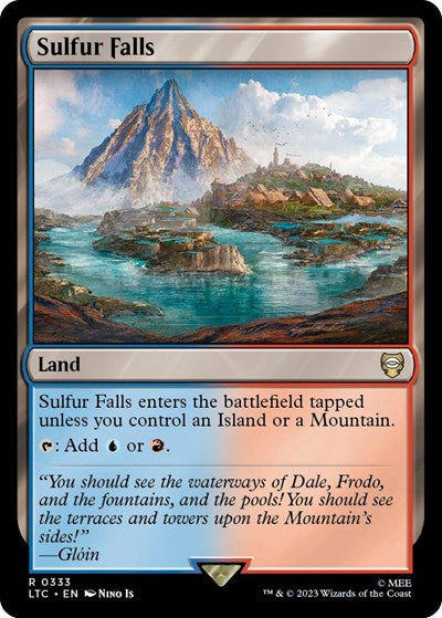 Sulfur Falls (Commander: The Lord of the Rings: Tales of Middle-earth) Light Play