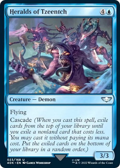 Heralds of Tzeentch (Universes Beyond: Warhammer 40K) Light Play