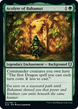 Acolyte of Bahamut (Commander Legends: Battle for Baldur's Gate) Light Play Foil