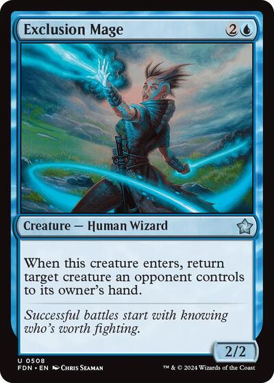 Exclusion Mage (Foundations) Near Mint