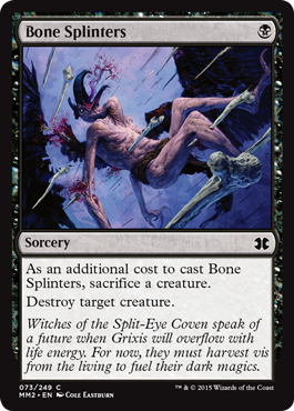 Bone Splinters (Modern Masters 2015) Light Play Foil