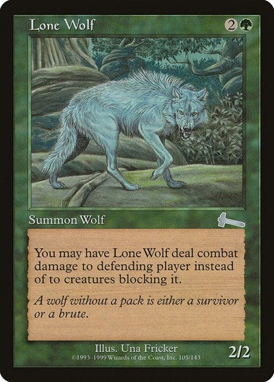 Lone Wolf (Urza's Legacy) Light Play