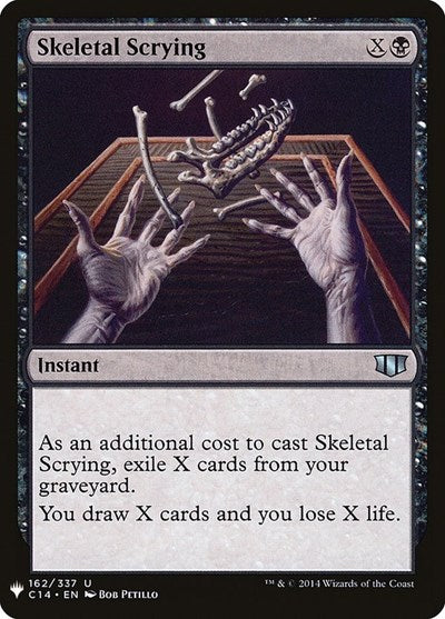 Skeletal Scrying (Mystery Booster) Light Play