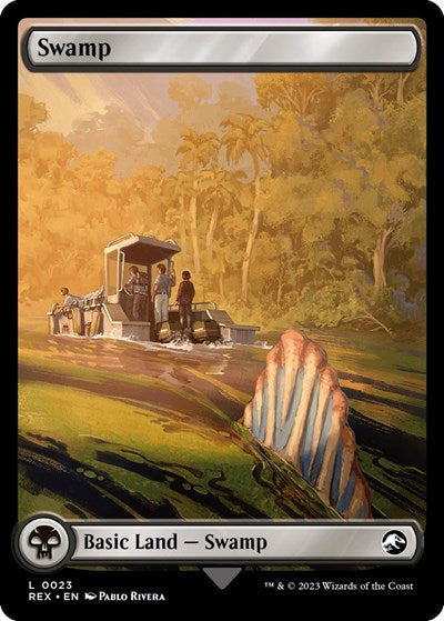 Swamp (23) (Universes Beyond: Jurassic World Collection) Light Play