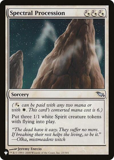 Spectral Procession (The List) Near Mint