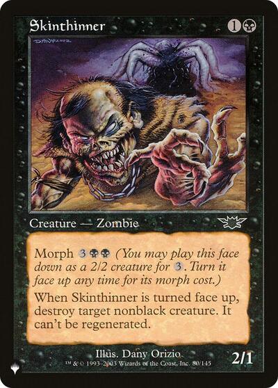 Skinthinner (The List) Near Mint