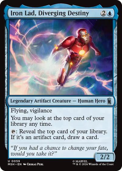 Iron Lad, Diverging Destiny (Marvel Super Heroes) Near Mint Foil
