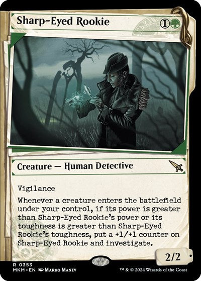 Sharp-Eyed Rookie (Showcase) (Murders at Karlov Manor) Near Mint Foil