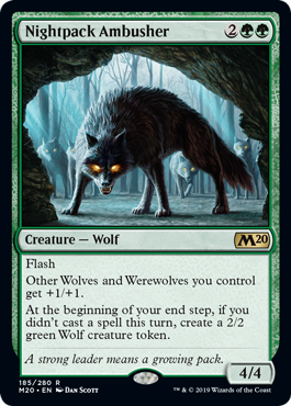 Nightpack Ambusher (Magic 2020 Core Set) Light Play