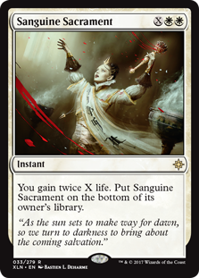 Sanguine Sacrament (Ixalan) Light Play