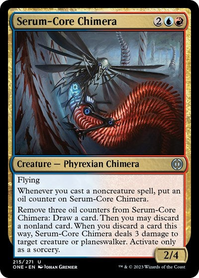 Serum-Core Chimera (Phyrexia: All Will Be One) Near Mint Foil