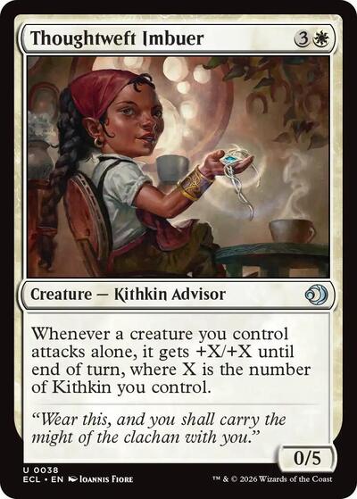 Thoughtweft Imbuer (Lorwyn Eclipsed) Near Mint Foil