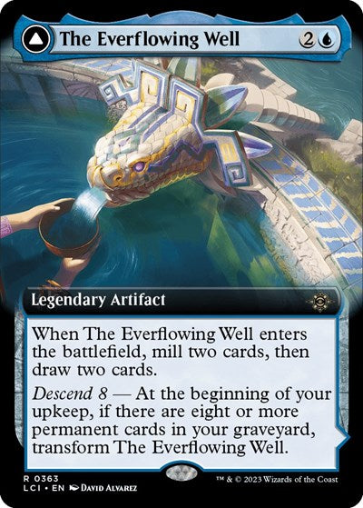 The Everflowing Well (Extended Art) (The Lost Caverns of Ixalan) Light Play