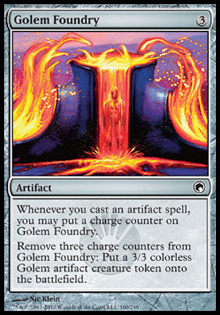 Golem Foundry (Scars of Mirrodin) Light Play