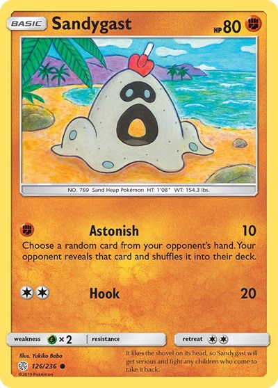 Sandygast (SM - Cosmic Eclipse) Near Mint Reverse Holofoil