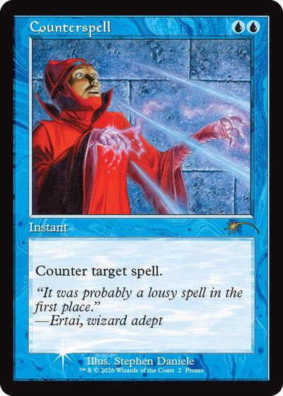 Counterspell (Retro Frame) (Promos: Magicfest Cards) Near Mint Foil