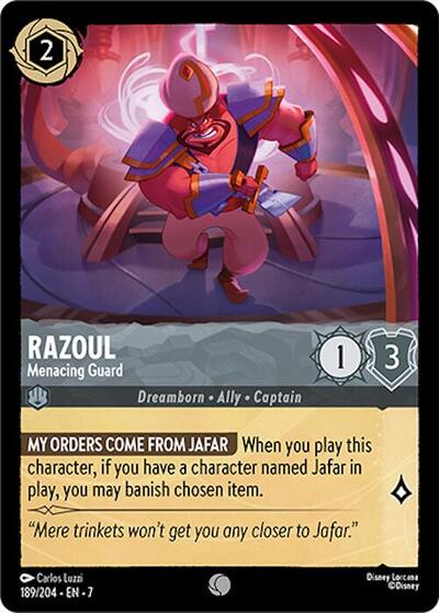Razoul - Menacing Guard (Archazia's Island) Near Mint
