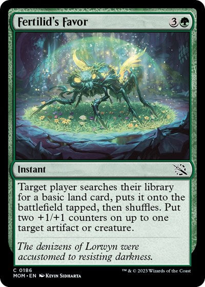 Fertilid's Favor (March of the Machine) Light Play Foil