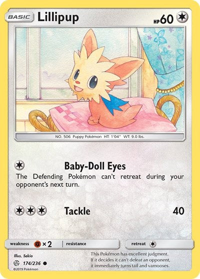 Lillipup (SM - Cosmic Eclipse) Near Mint Reverse Holofoil