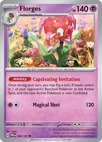 Florges (SV06: Twilight Masquerade) Near Mint