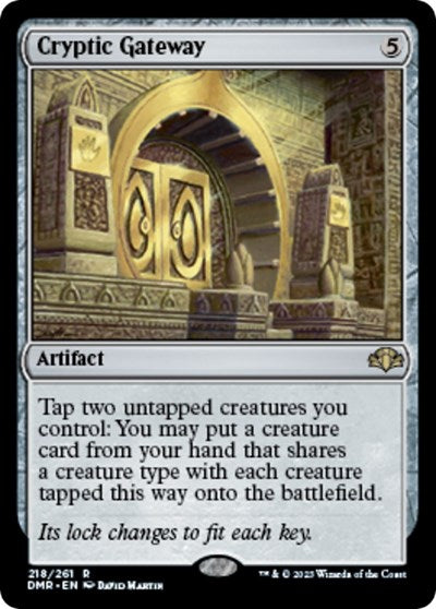 Cryptic Gateway (Dominaria Remastered) Light Play