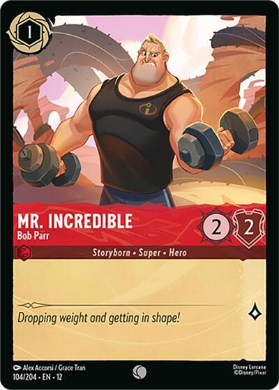 Mr. Incredible - Bob Parr (Wilds Unknown) Near Mint