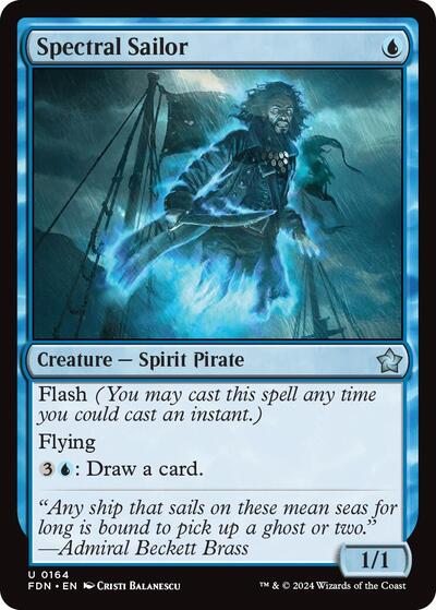 Spectral Sailor (Foundations) Near Mint Foil