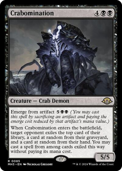 Crabomination (Modern Horizons 3) Light Play