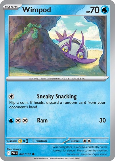 Wimpod - 048 (Scarlet and Violet: Paradox Rift) Near Mint