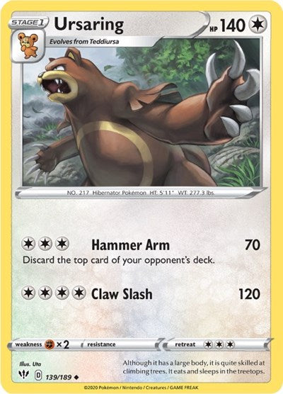 Ursaring (SWSH03: Darkness Ablaze) Near Mint