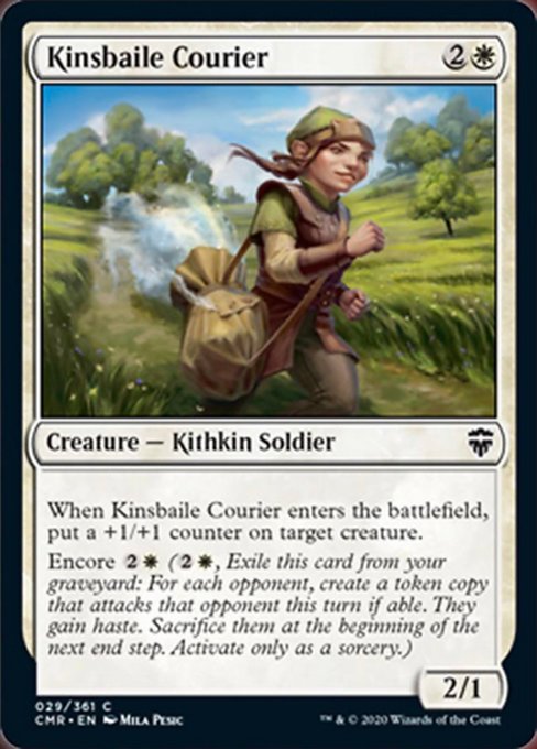 Kinsbaile Courier (Commander Legends) Light Play Foil