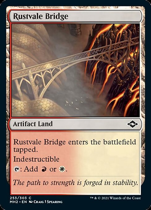 Rustvale Bridge (Modern Horizons 2) Light Play Foil